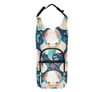 Linqin Fairy-Tale Mermaids Mochila pequeña con soporte para botella de agua, soporte ligero para botella de agua, soporte aislado para botella de agua para senderismo, se adapta a botellas de 20/24/32