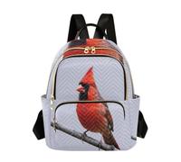 linqin Mochila de moda con correa para equipaje, Red Bird Safaris Scene, Small, Mochila de moda