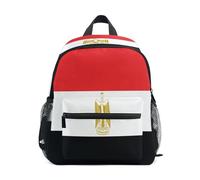 linqin Mochila de viaje oficial Flag Egypt para niños, con etiqueta de nombre, para estudiantes, mochilas escolares para ni?os de 5 a?os