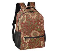 linqin Red Bird Garden Sunflower Mochila escolar ligera S, Red Bird Garden Girasol, S