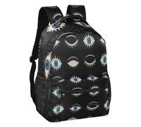 linqin Vintage All Seeing Eyes - Mochila ligera S, Vintage All Seeing Eyes, Medium, Mochila