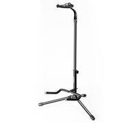 LINRAX FS2 Soporte de Guitarra con Soporte para Mástil, Soporte de Suelo Plegable, Altura Ajustable, Stand Universal para Guitarra Acústica Clásica Eléctrica Bajo Banjo, Soporte Guitarra Trípode