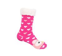 LinRim 1 par de calcetines de Navidad, calcetines de peluche para mujer, calcetines térmicos de invierno, gruesos y suaves, térmicos, calcetines de cama, calcetines de Navidad, regalos de Navidad