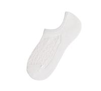 LinRim Calcetines negros damas con volantes, algodón colorido, novedad casual, Blanco, Talla única