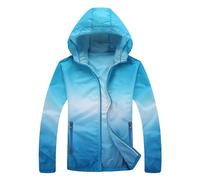 LinRim Chubasquero para mujer, impermeable, transpirable, plegable, chaqueta de verano para hombre, con capucha, ultraligera, chaqueta cortavientos para exteriores, chaqueta fina de montaña, chaqueta