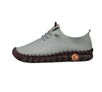 LinRim Mocasines para mujer, informales, planos, con cordones, zapatos de barco, cómodos, para conducir, zapatillas de deporte, zapatillas de correr, zapatillas de deporte, zapatillas de correr