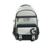 LinRim Mochilas para la escuela y mujeres para la escuela, bloqueo de color, mochila deportiva infantil para adolescentes, estudiantes de secundaria, mochila para libros, mochilas escolares