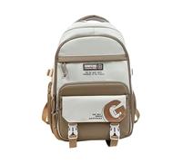 LinRim Mochilas para la escuela y mujeres para la escuela, bloqueo de color, mochila deportiva infantil para adolescentes, estudiantes de secundaria, mochila para libros, mochilas escolares