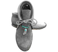 LinRim Zapatos medievales para mujer, estilo vikingo, retro, de piel sintética, botines cortos, botines cortos, botines de tobillo, botas cortas de estilo retro con flecos, zapatos planos, disfraz de
