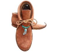 LinRim Zapatos medievales para mujer, estilo vikingo, retro, de piel sintética, botines cortos, botines cortos, botines de tobillo, botas cortas de estilo retro con flecos, zapatos planos, disfraz de