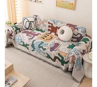 LINRIYOU Fundas De Sofa, Protector De Sofá, Funda Sofa 1/2/3/4 Plazas | Funda Sofa Gatos y Perros Mascotas,Ideal como Toalla,Cubierta de Sofá o Colcha de Verano