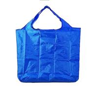 Lin's Liliana Gran bolsa plegable 43 x 66 cm, bolsa de la compra reutilizable bolso ligero de secado rápido resistente al desgarro para compras, viajes, azul, 43x66cm