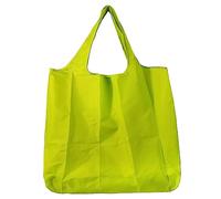 Lin's Liliana Gran bolsa plegable 43 x 66 cm, bolsa de la compra reutilizable bolso ligero de secado rápido resistente al desgarro para compras, viajes, amarillo limón, 43x66cm