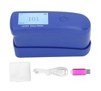 LINSHANG Digital LCD Medidor de Brillo 0 Grados Ángulo de Prueba Pintura Brillómetro Probador Calificación Automática Determinación Glarimeter para Stone Metal 0-200GU