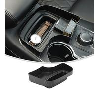 Linskip Organizador de Consola Central Compatible con Dodge Durango 2014 2015 2016 2017 2018 2019 2020, Bandeja de Almacenamiento con Ranura para Consola para Accesorios Interiores Durango (Negro)