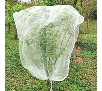 LINSOCLE Mallas para Arboles Frutales, Bolsas Protección Frutales 200cm X 240cm, Red de Proteccion contra Insectos y pajaros Proteger Flores y Frutas de Una Variedad de Plagas(Blanco)