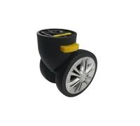 Linsomo Rueda Desmontable enchufable, Ruedas universales Desmontables, Accesorios for Maletas, Piezas de reparación de polea de Repuesto for Equipaje (Color : CL07-1Wheel)