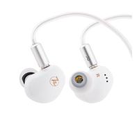 Linsoul 7HZ G1 In-Ear Monitor,Auriculares IEM con Diafragma Dinámico de 10mm DLC, Audífonos para Juegos con Cable Desmontable OFC Plateado para Músicos Audiófilos(TypeC con Mic,Blanco)