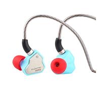 Linsoul 7Hz Salnotes Zero HiFi 10mm Micrófono intraural con Controlador dinámico IEM con diafragma Compuesto, Placa Frontal de Acero Inoxidable, Cable OFC de 2 Pines