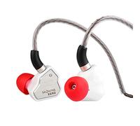 Linsoul 7Hz Salnotes Zero HiFi 10mm Micrófono intraural con Controlador dinámico IEM con diafragma Compuesto, Placa Frontal de Acero Inoxidable, Cable OFC de 2 Pines