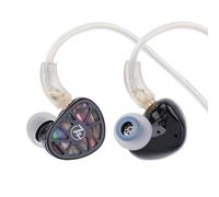 Linsoul 7Hz SONUS II Híbrido Dinámico + Planar Auriculares Cableados IEM | Con Cavidad de Aluminio Aeroespacial, Cable OFC Chapado en Plata de Alta Pureza para Escucha Audiophile y Gaming