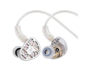 Linsoul 7Hz SONUS II Híbrido Dinámico + Planar Auriculares Cableados IEM | Con Cavidad de Aluminio Aeroespacial, Cable OFC Chapado en Plata de Alta Pureza para Escucha Audiophile y Gaming