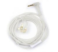 Linsoul Cable trenzado OFC desmontable de 3,5 mm con enchufe de 2 pines para auriculares KZ ZS10 Pro (con micrófono)