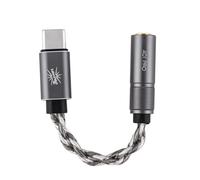 Linsoul Kiwi Ears AD1 Pro Cable Adaptador USB C DAC, Chip DAC Personalizado, Ajuste EQ Personalizable Desde Web, Amplificador Portátil De Ultra Bajo Ruido para IEM para Audiófilos (De Type-C a 3.5mm)