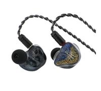 Linsoul Kiwi Ears Forteza in Ear Monitor, 1BA + 2DD Auriculares Hi-Fi con cable, Auriculares para Gaming, Hybrid Driver IEM Earphones, con cable IEM extraíble para músicos y jugadores, color negro