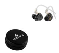 Linsoul KZ ZS10 Pro 2 In Ear Monitor IEM, 1DD+4BA Auriculares híbridos con Cable, Interruptor de sintonización de 4 Niveles Mini Carcasa de Aluminio portátil para Auriculares de Viaje, Protectora