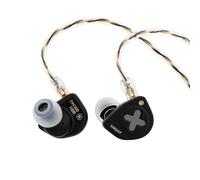 Linsoul SIMGOT EW300 1DD+1Planar+1PZT Controlador híbrido intrauricular, Auriculares IEM, Auriculares para Juegos boquillas Desmontables, Cable OFC Plateado audiófilos (Edición HBB)