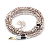 Linsoul Tripowin Jelly - Cable trenzado mixto de 16 núcleos, 21 cables por núcleo, chapado en plata, OCC + aleación de cobre grafeno + OCC para músicos audiófilos (Recessed 2pin-3.5mm, Jelly)