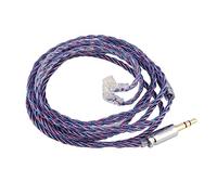 Linsoul Tripowin Sirene Cable IEM de 4 núcleos, cable de repuesto OFC de 24 AWG, para monitor de oído, para KZ ZS10 PRO ZSN PRO X ZST X CRA (empotrado de 2 pines, 3,5 mm)