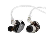 Linsoul x KZ AS10 Pro 5BA Auriculares con Cable, Auriculares intrauditivos HiFi con Placa Frontal de polígono de Espejo, Cable Desmontable de 2 Clavijas para audiófilos (con micrófono)