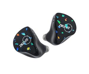 Linsoul ZiiGaat Doscinco - Auriculares con cable 2DD+3BA Hybrid Driver, Monitor Intraural, Afinación Audiófils, para Juegos