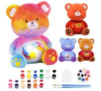 LinStyle Kit de Pintura Lámpara,Arte Kits de Manualidades Niños y Niñas 6 7 8 9 10 Años, Oso Juegos y Juguetes de Pintura para Niños 4-12 Años, Ideas Regalo Cumpleaños para Niñas y Niños