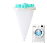 Lint Remover - Floating Laundry Hair Trap, Flexible Washer Debris Catcher Featuring Reusable Mesh Sphere Design, Fabric Fiber Collection Aid, Ideal for Dorm Apartment Shared Machine Care