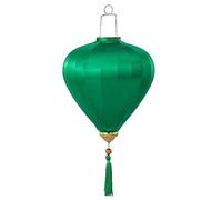 linterna asiática, Linternas chinas de seda 12 pulgadas, farol colgante tradicional asiático vietnamita con borlas, decoraciones for bodas y vacaciones, 2 uds(Green)