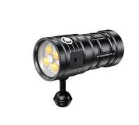 Linterna Buceo Submarina para Fotografía Submarina, Linterna Submarina Superbrillante De 3300 Lúmenes, Linterna Submarina De Vídeo Sumergible hasta 100m, Linterna Submarina De Buceo