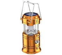 Linterna Camping Solar Plegable 3 en 1 - Farolillo LED Recarga mediante USB y Energía Solar, contiene POWER BANK - cualquier emergencia que surja la podrás solventar con nuestra linterna LEDArt