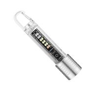 Linterna con llavero, linterna compacta portátil brillante con magnético, herramientas al aire libre para enfermera, bolso, trabajo, coche, bolsa de urgencia, niños, senderismo