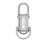 Linterna de aleación de aluminio, brillo de 1200 lúmenes, 6 modos de iluminación para buscadores de aventuras (plata)