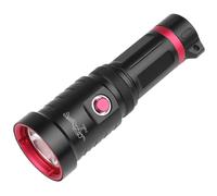 Linterna de Aleación de Aluminio Xhp70, 1500lm, D60 | Luz Superbrillante, Enfoque Fijo, 3 Modos de Interruptor, Presión Tolerable hasta 25 Metros Estilo Aleatorio
