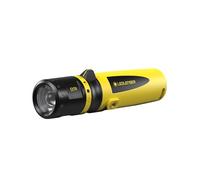 Ledlenser Linterna de bolsillo robusta para taller EX7R, enfocable, recargable con batería de litio, protegida contra explosiones zona EX 0/20, 220lm, impermeable IP68, 140m de haz de luz