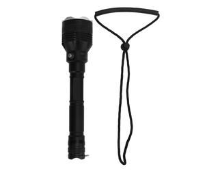 Linterna de buceo LED de 8000 lúmenes, resistente al agua IPX8, con 3 modos de iluminación, compatible con actividades subacuáticas.