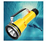 Linterna de buceo, Linterna de buceo de deslumbramiento impermeable a prueba de agua potente antorcha vuelo largo rango de vuelo lámpara de buceo técnico