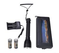 Linterna de buceo profesional para p70 LED 4000LM IPX8 Pro linterna de | Aluminio de grado aeronáutico, acabado anodizado duro, antiabrasivo, a prueba de golpes, resistente al agua salada