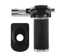 Linterna de butano recargable con llama resistente al viento, control de temperatura ajustable y bloqueo de seguridad para barbacoas al aire libre, camping y culinaria profesional