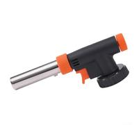 Linterna de butano resistente para camping y barbacoa, encendedor de gas portátil con llama ajustable de alta temperatura, diseño recargable para y uso