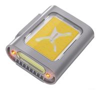 Linterna de cabeza manos libres magnética con clip en luz USB C carga para actividades nocturnas, caza, parrilla, invierno, cálido, compatible con gorro